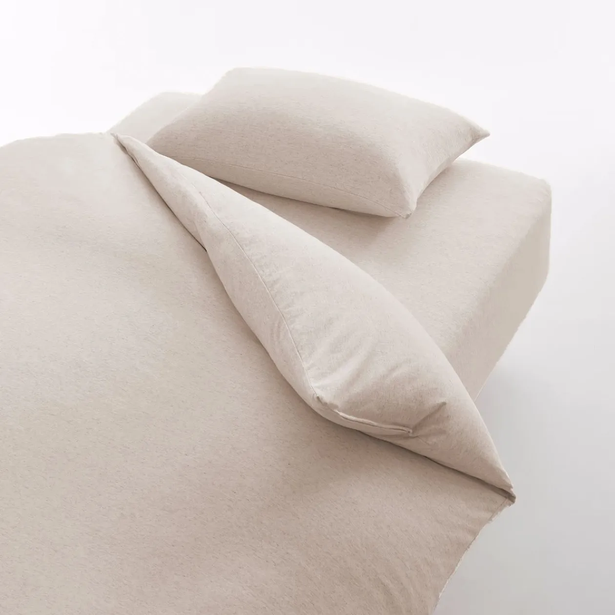 Draps De Lit^Muji Housse de couette en jersey de coton ‐ 150 x 210 cm