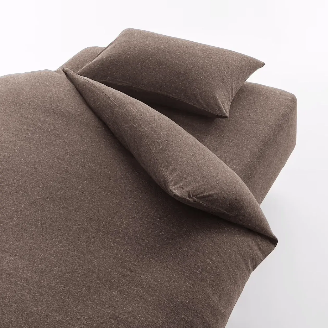 Draps De Lit^Muji Housse de couette en jersey de coton ‐ 150 x 210 cm