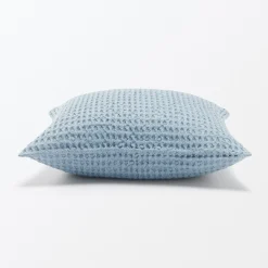 Coussins Et Plaids^Muji Housse de coussin gaufrée en coton biologique lavé