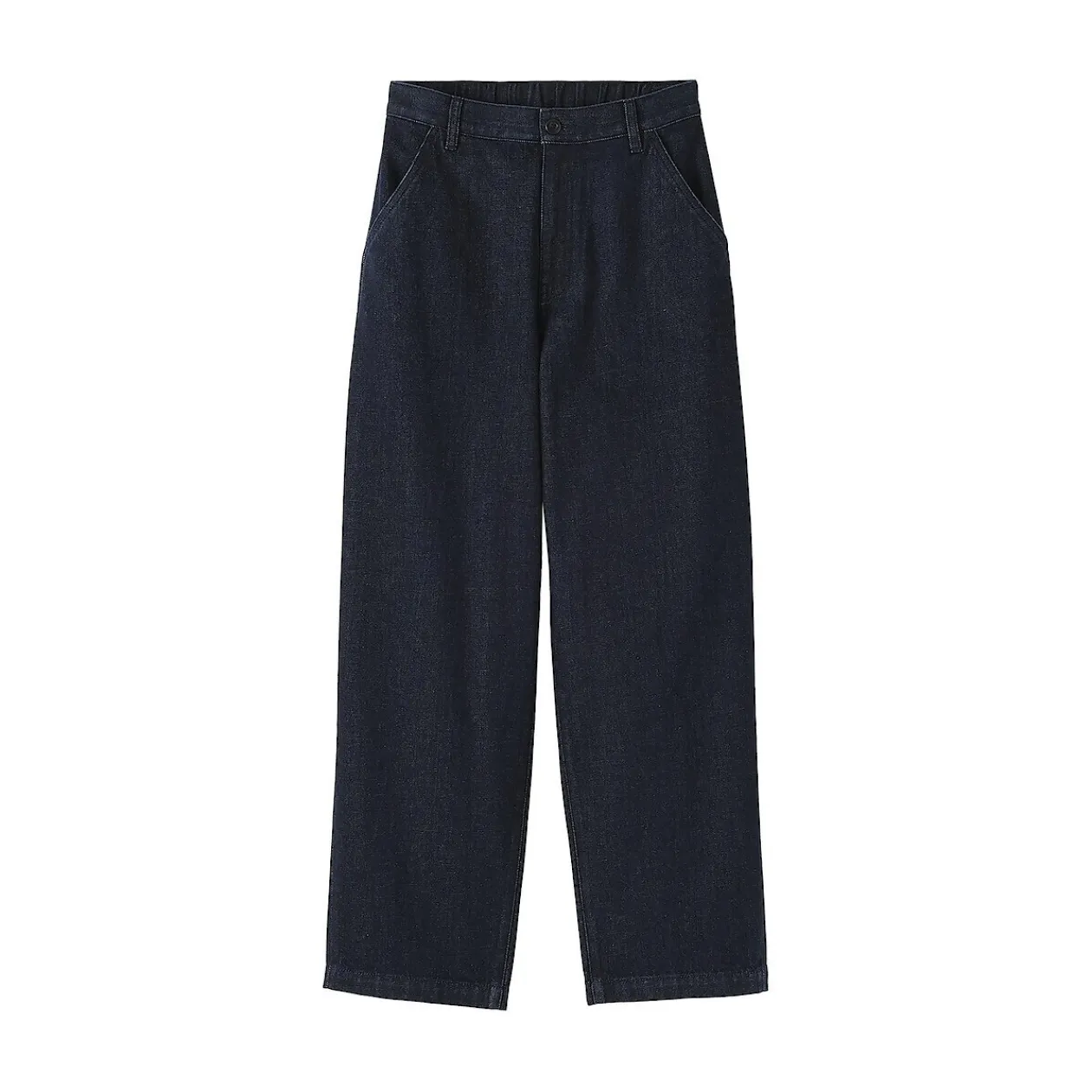 Pantalons, Jupes Et Shorts^Muji Jean denim coupe large en kapok mélangé pour femme