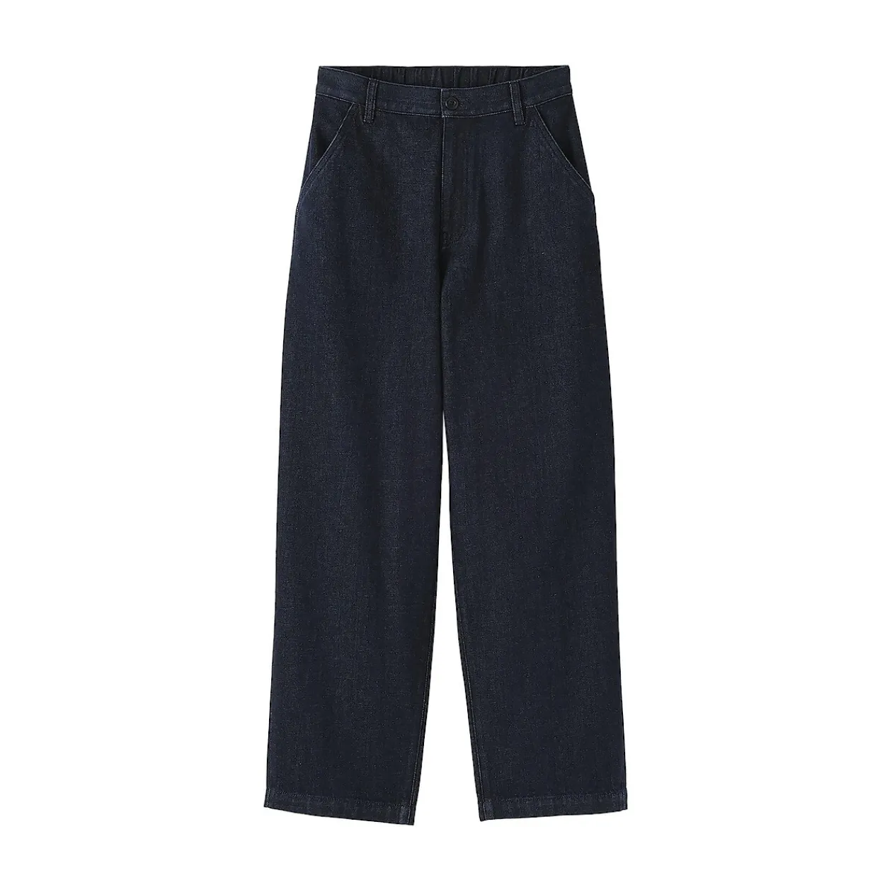 Pantalons, Jupes Et Shorts^Muji Jean denim coupe large en kapok mélangé pour femme