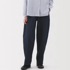 Pantalons, Jupes Et Shorts^Muji Jean denim coupe large en kapok mélangé pour femme