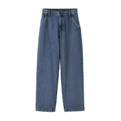Pantalons, Jupes Et Shorts^Muji Jean denim coupe large en kapok mélangé pour femme
