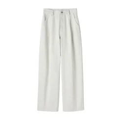 Pantalons, Jupes Et Shorts^Muji Jean en coton recyclé pour femme Blanc Cassé