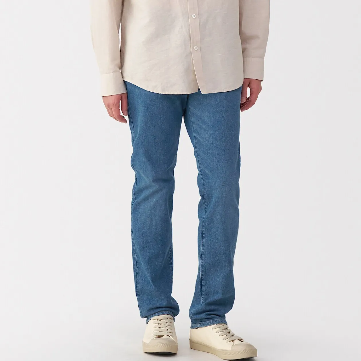 Pantalons Et Shorts^Muji Jean slim en denim extensible pour homme ‐ Indigo