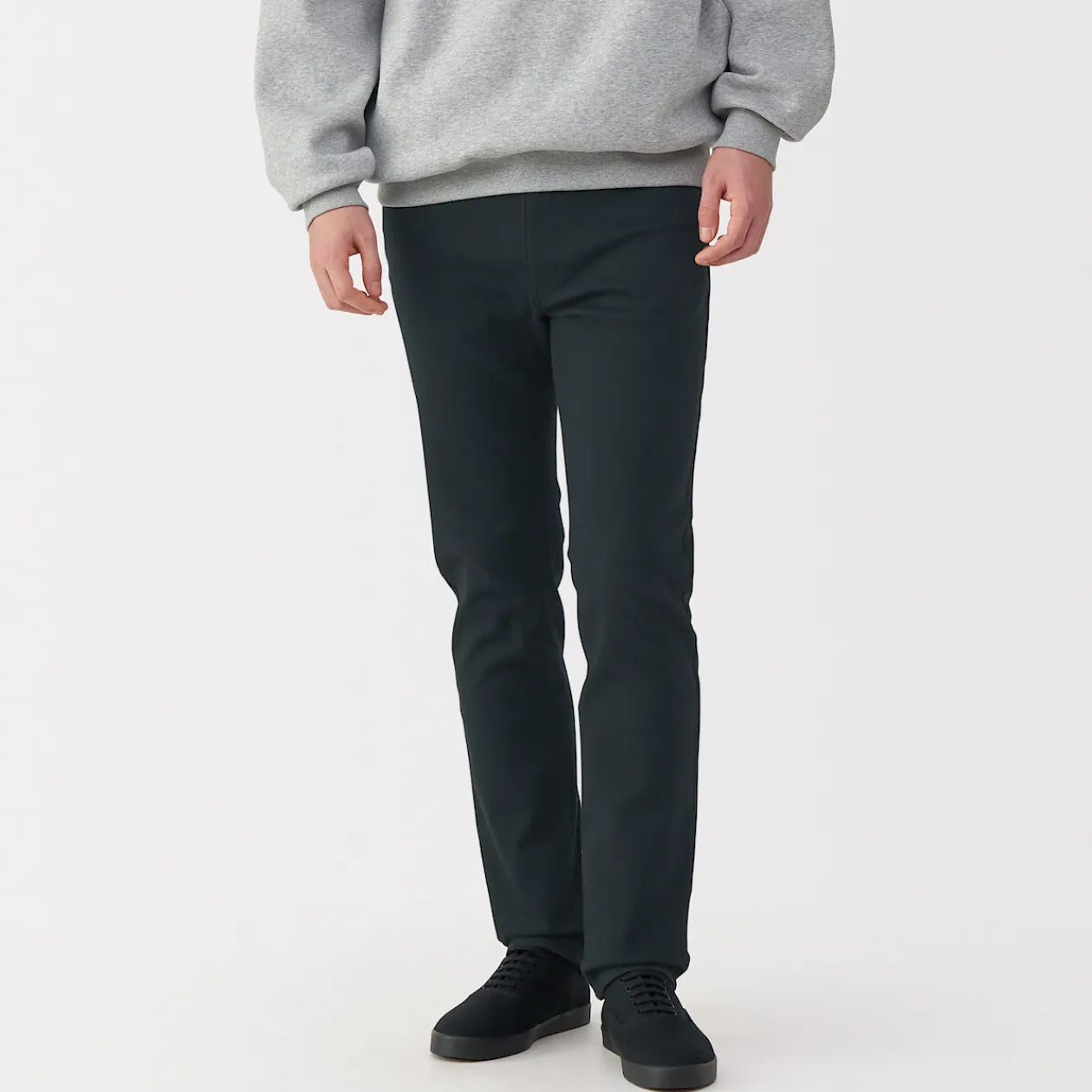 Pantalons Et Shorts^Muji Jean slim en denim extensible pour homme ‐ Noir