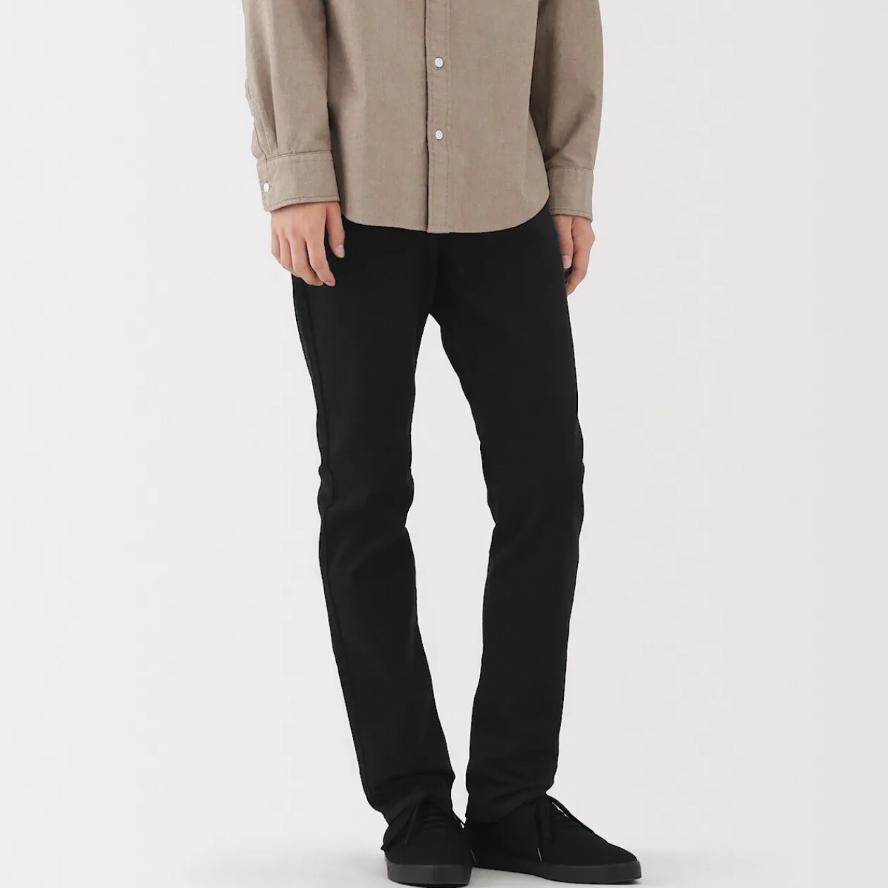 Pantalons Et Shorts^Muji Jean slim en denim extensible pour homme ‐ Noir