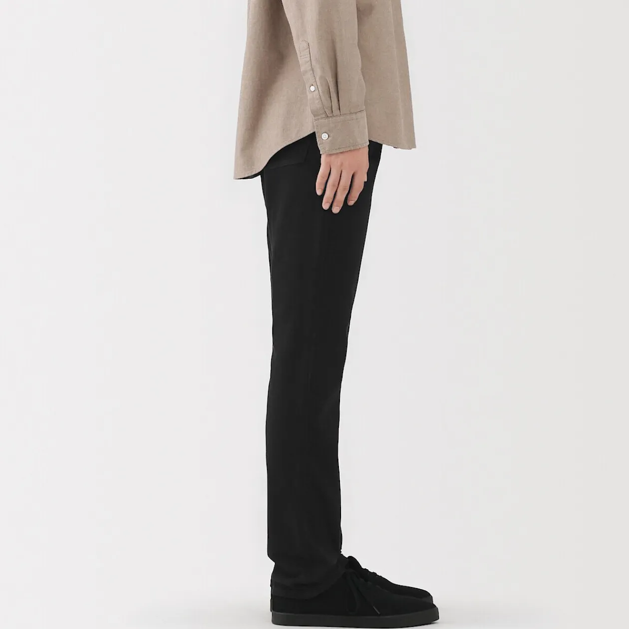 Pantalons Et Shorts^Muji Jean slim en denim extensible pour homme ‐ Noir