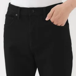 Pantalons Et Shorts^Muji Jean slim en denim extensible pour homme ‐ Noir