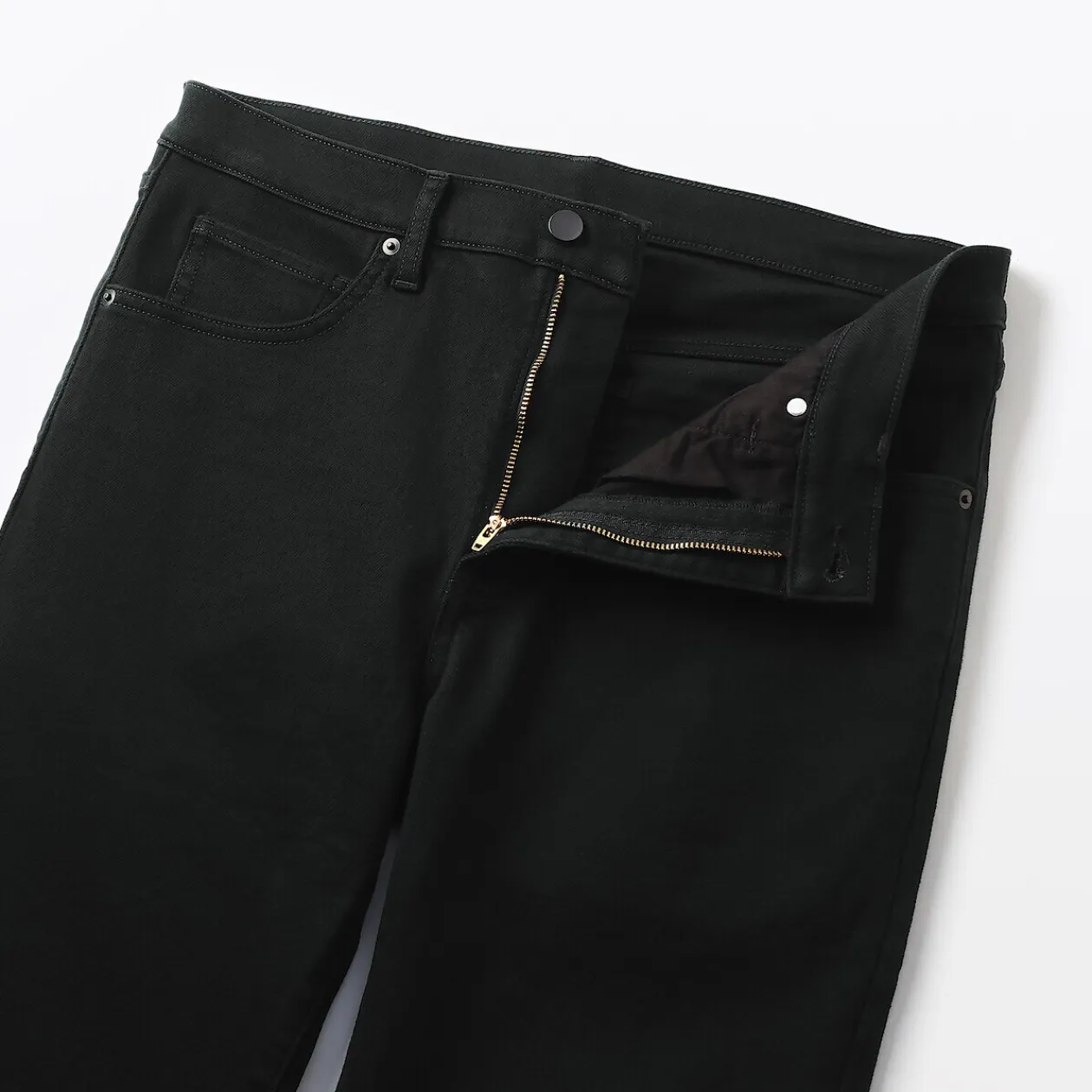 Pantalons Et Shorts^Muji Jean slim en denim extensible pour homme ‐ Noir