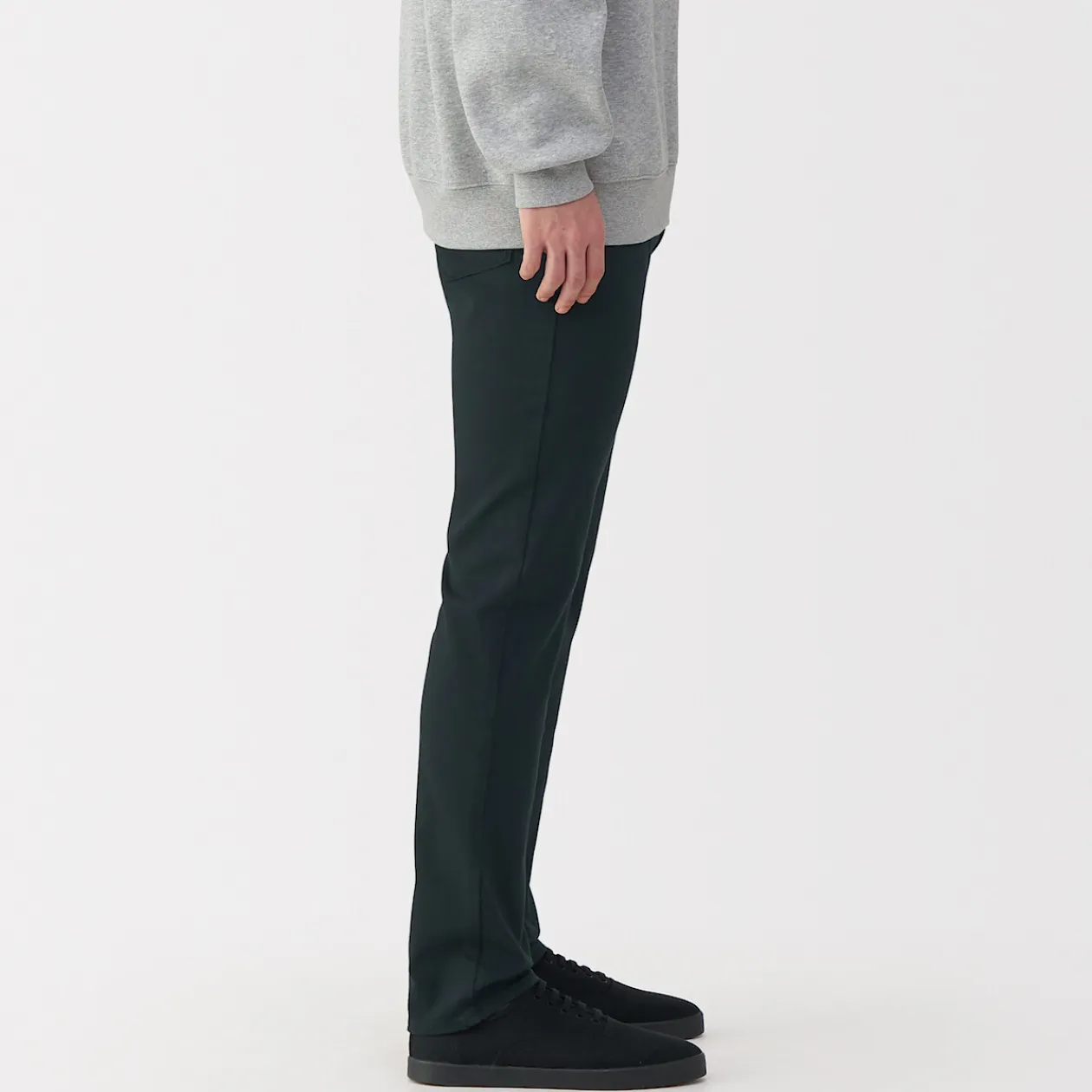 Pantalons Et Shorts^Muji Jean slim en denim extensible pour homme ‐ Noir
