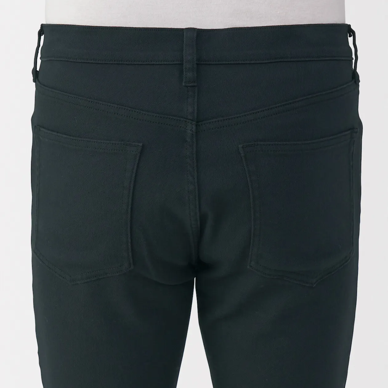 Pantalons Et Shorts^Muji Jean slim en denim extensible pour homme ‐ Noir