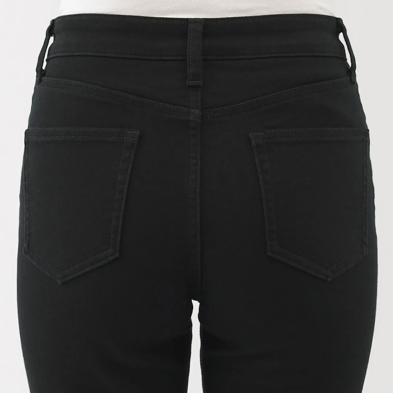 Pantalons, Jupes Et Shorts^Muji Jean slim en denim stretch pour femme ‐ Noir