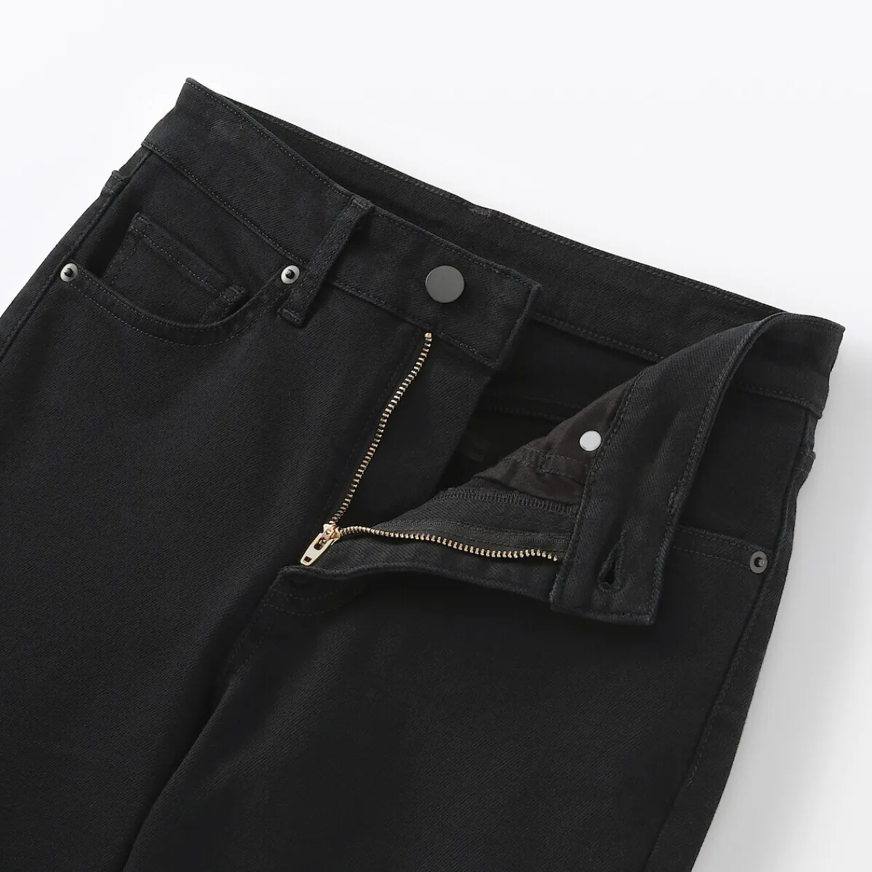 Pantalons, Jupes Et Shorts^Muji Jean slim en denim stretch pour femme ‐ Noir