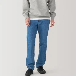 Pantalons Et Shorts^Muji Jeans à Jambe Droite en Mélange de Kapok pour homme