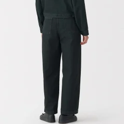 Pantalons, Jupes Et Shorts^Muji Jeans en washi et denim pour femme Gris Foncé