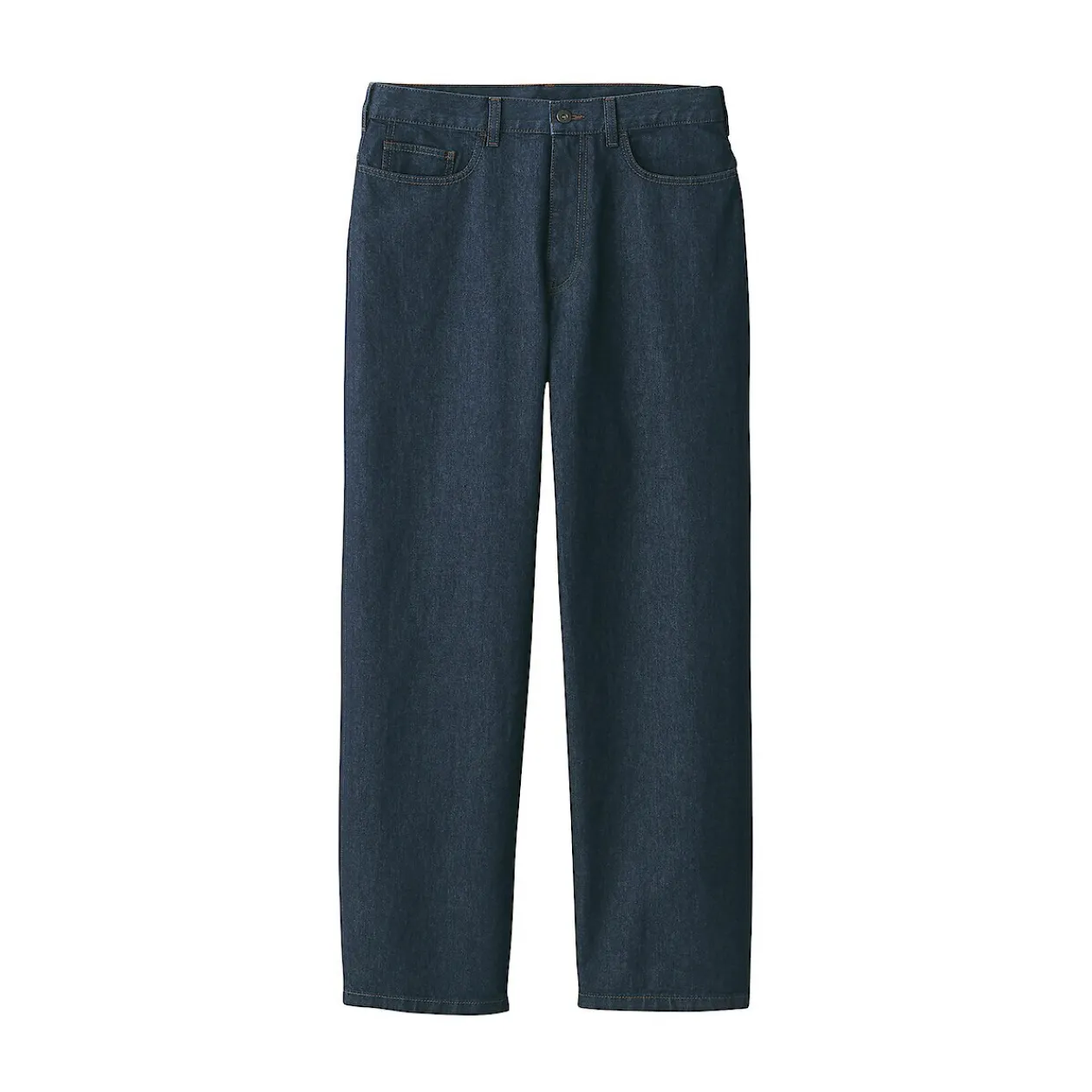 Pantalons Et Shorts^Muji Jeans large en washi et denim pour homme Bleu Marine Foncé