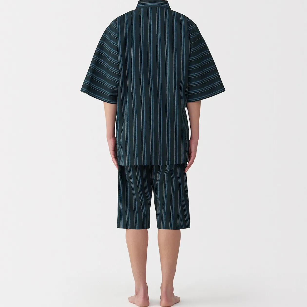 Pyjamas Et Vêtements D'Intérieur|Pyjamas Et Vêtements D'Intérieur^Muji Jinbei en coton Shijira unisexe