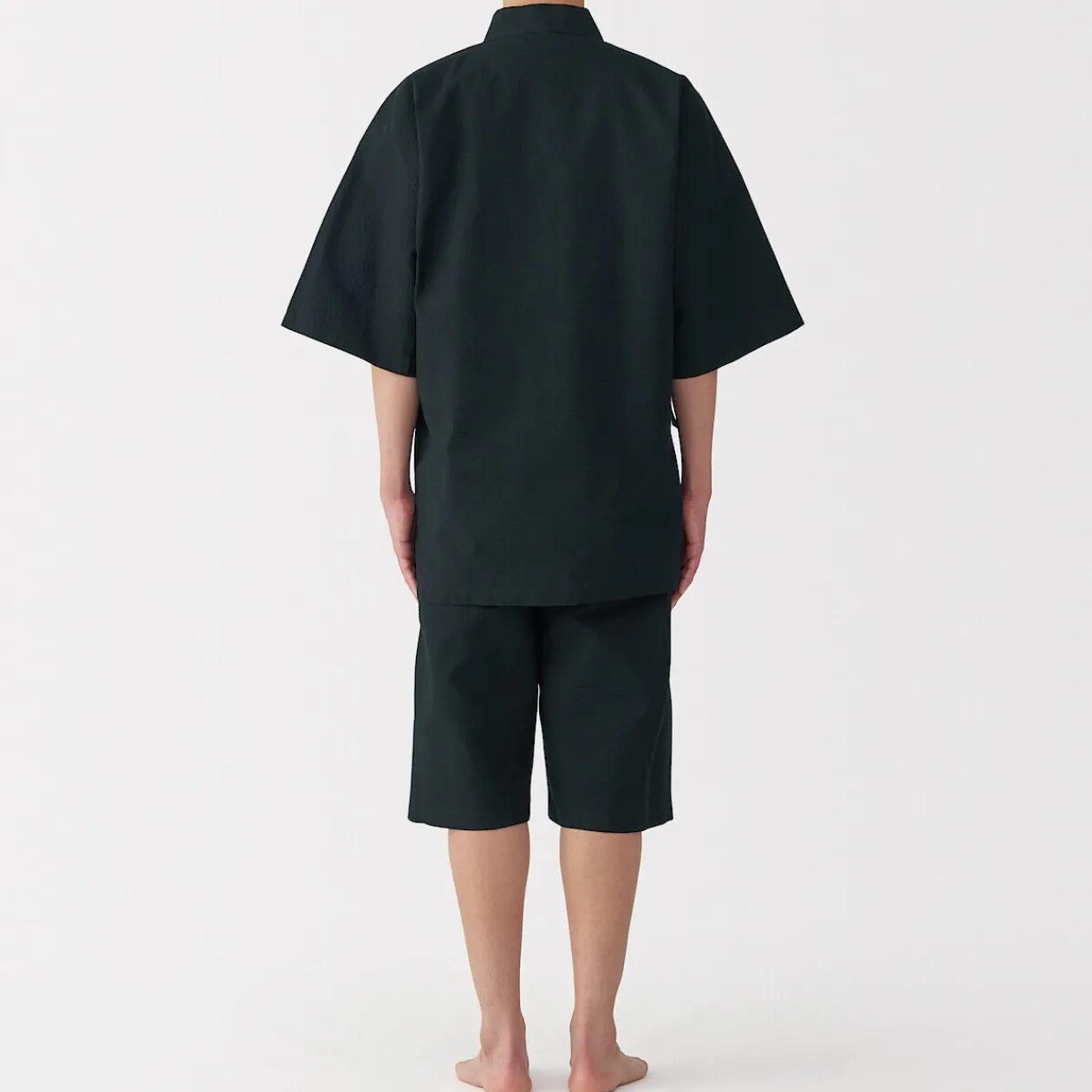 Pyjamas Et Vêtements D'Intérieur|Pyjamas Et Vêtements D'Intérieur^Muji Jinbei en coton Shijira unisexe