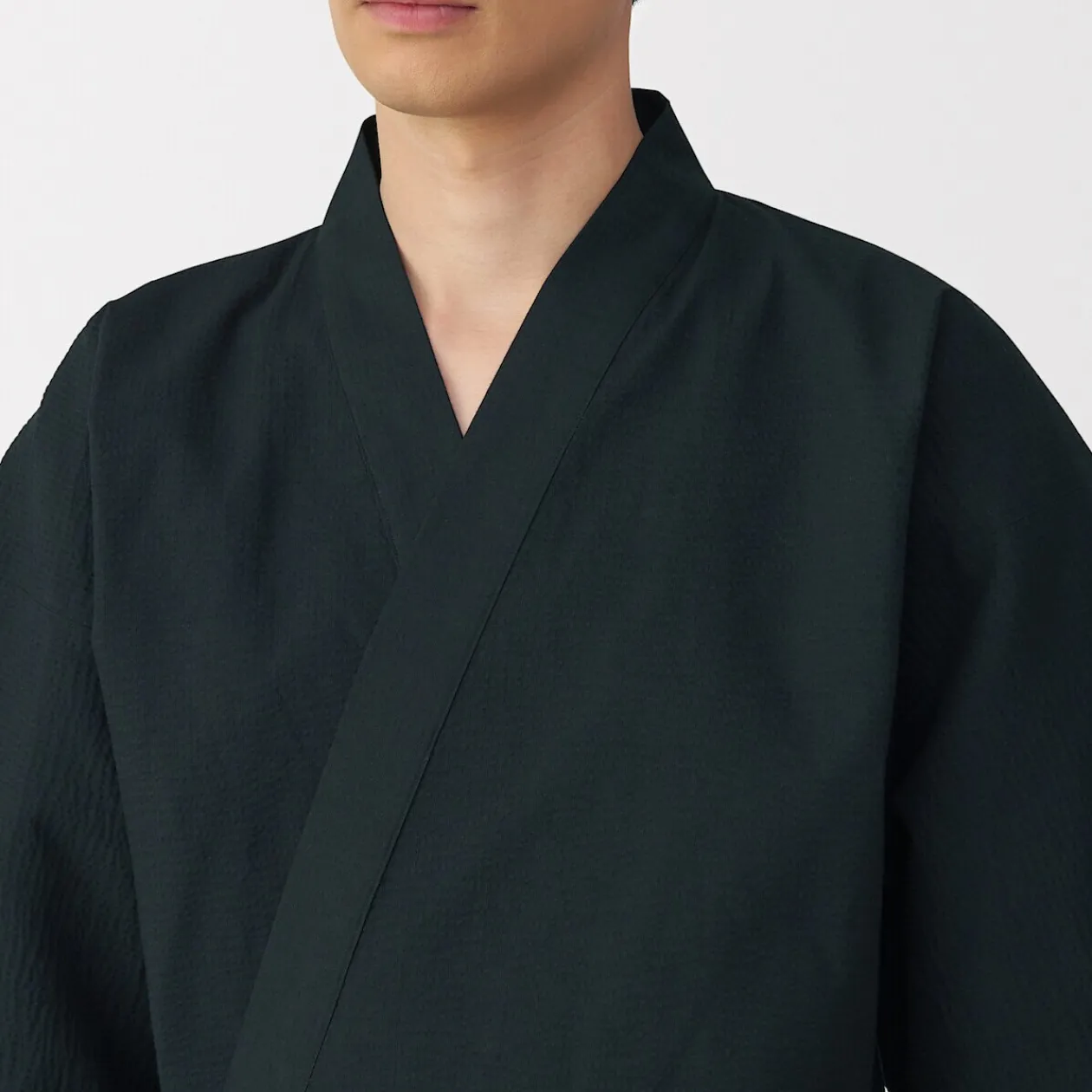 Pyjamas Et Vêtements D'Intérieur|Pyjamas Et Vêtements D'Intérieur^Muji Jinbei en coton Shijira unisexe