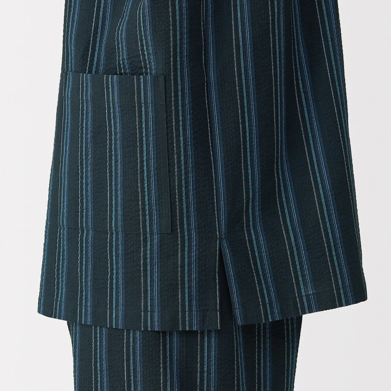 Pyjamas Et Vêtements D'Intérieur|Pyjamas Et Vêtements D'Intérieur^Muji Jinbei en coton Shijira unisexe