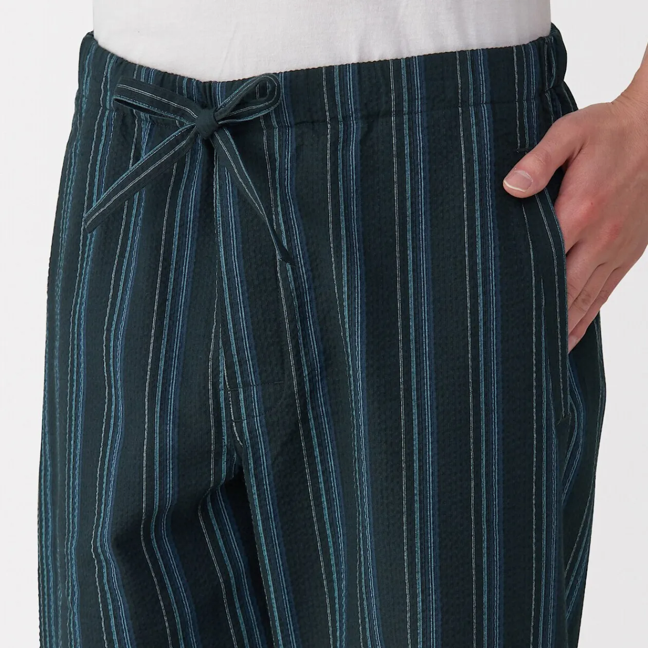 Pyjamas Et Vêtements D'Intérieur|Pyjamas Et Vêtements D'Intérieur^Muji Jinbei en coton Shijira unisexe