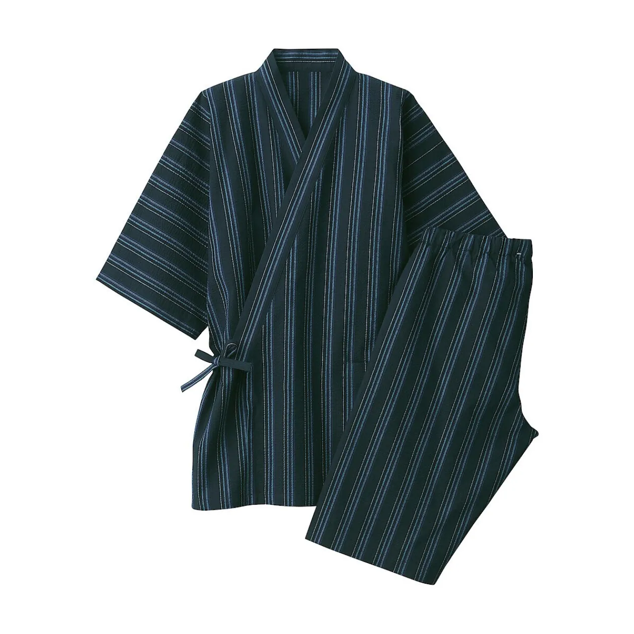 Pyjamas Et Vêtements D'Intérieur|Pyjamas Et Vêtements D'Intérieur^Muji Jinbei en coton Shijira unisexe
