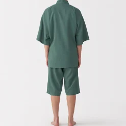 Pyjamas Et Vêtements D'Intérieur|Pyjamas Et Vêtements D'Intérieur^Muji Jinbei en lyocell gaufré unisexe