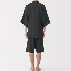 Pyjamas Et Vêtements D'Intérieur^Muji Jinbei en lyocell gaufré unisexe