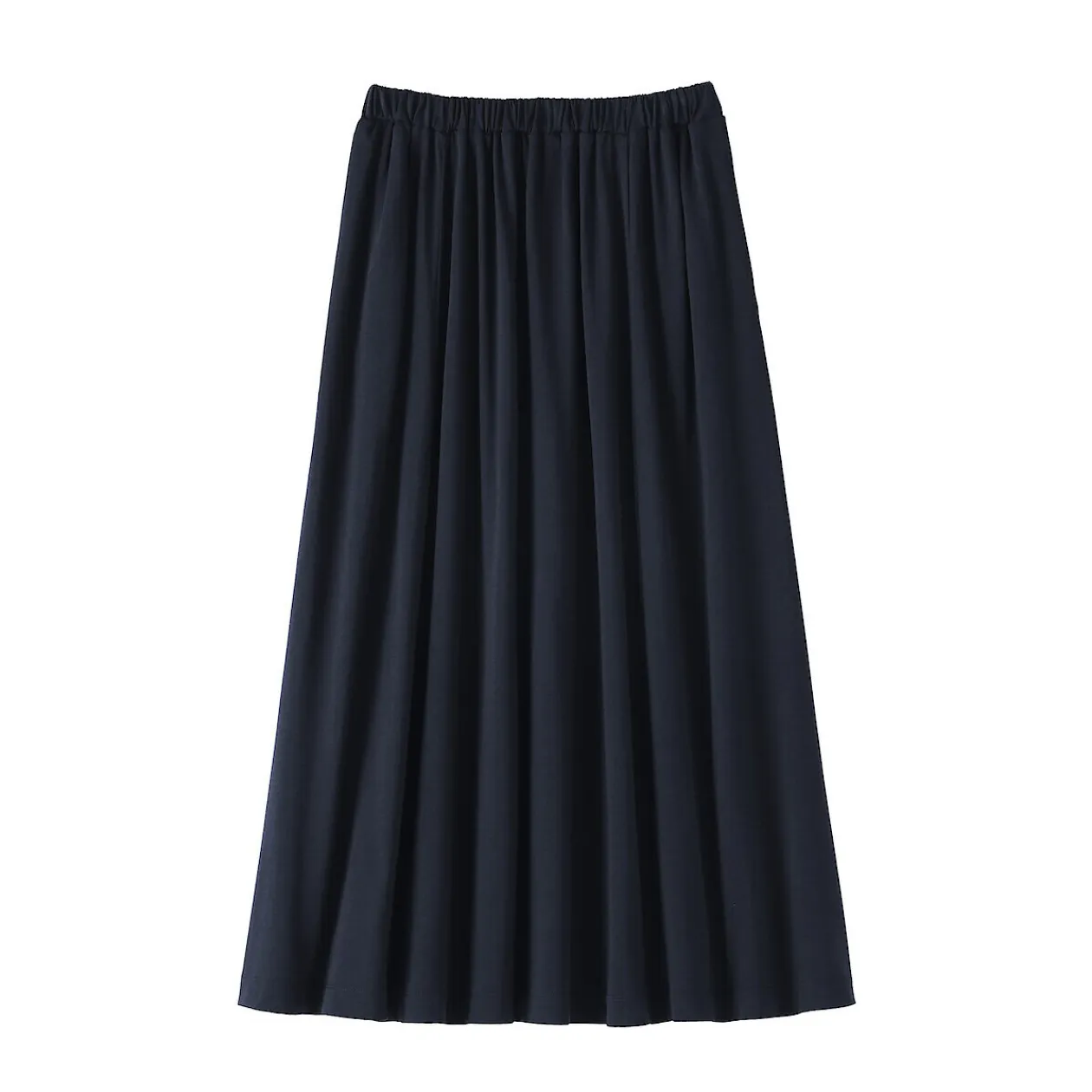 Pantalons, Jupes Et Shorts^Muji Jupe midaxi froncée en jersey de mélange de Lyocell pour femme