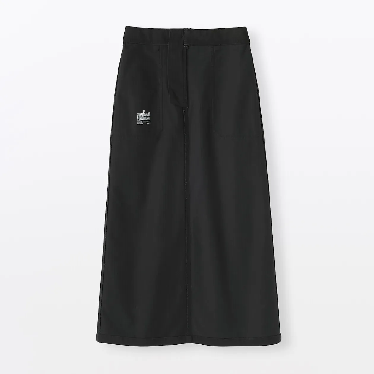 Pantalons, Jupes Et Shorts^Muji Jupe midi coupe droite avec motif de chevrons et en coton pour femme