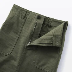 Pantalons, Jupes Et Shorts^Muji Jupe midi coupe droite avec motif de chevrons et en coton pour femme