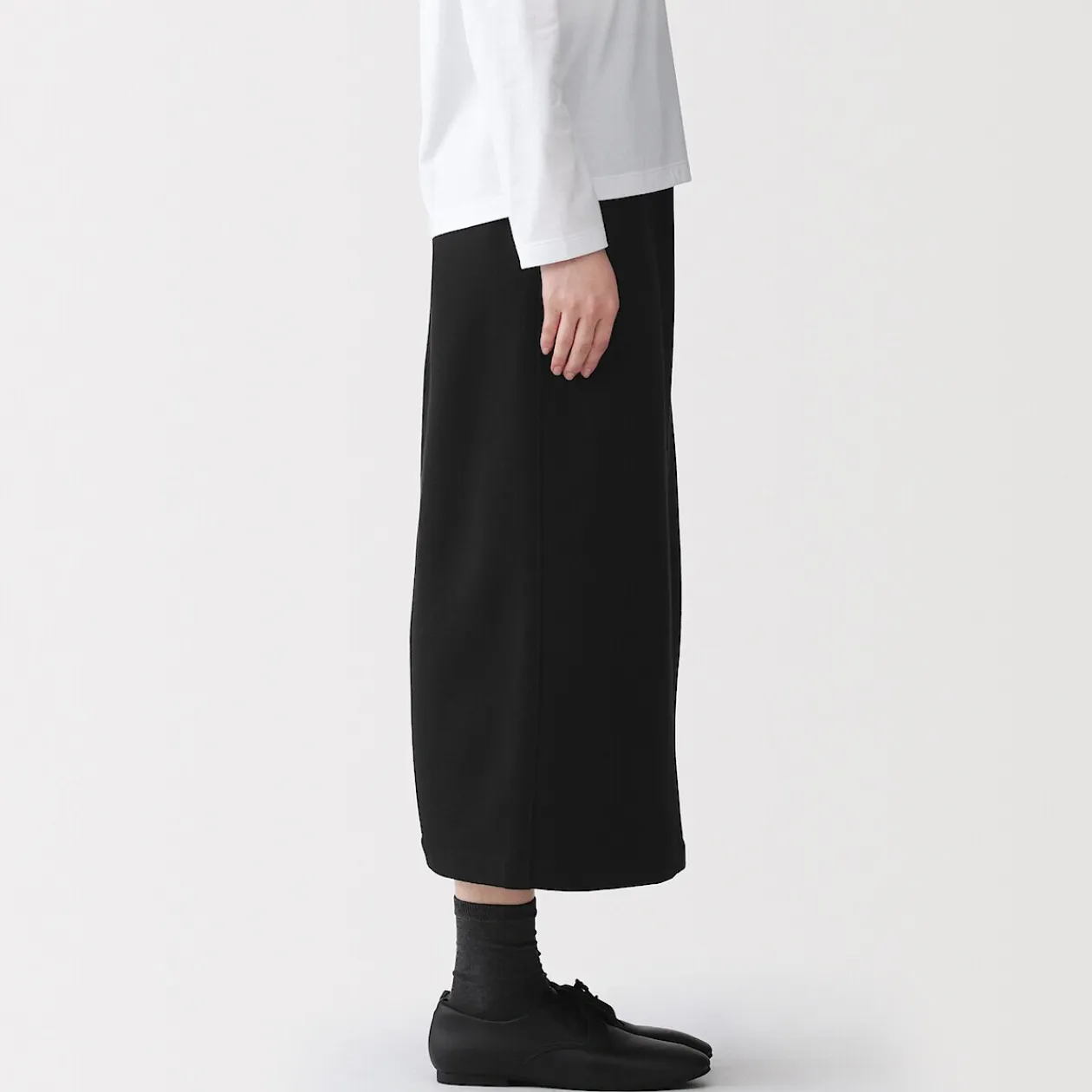 Pantalons, Jupes Et Shorts^Muji Jupe midi en sweat léger et coton mélangé pour femme