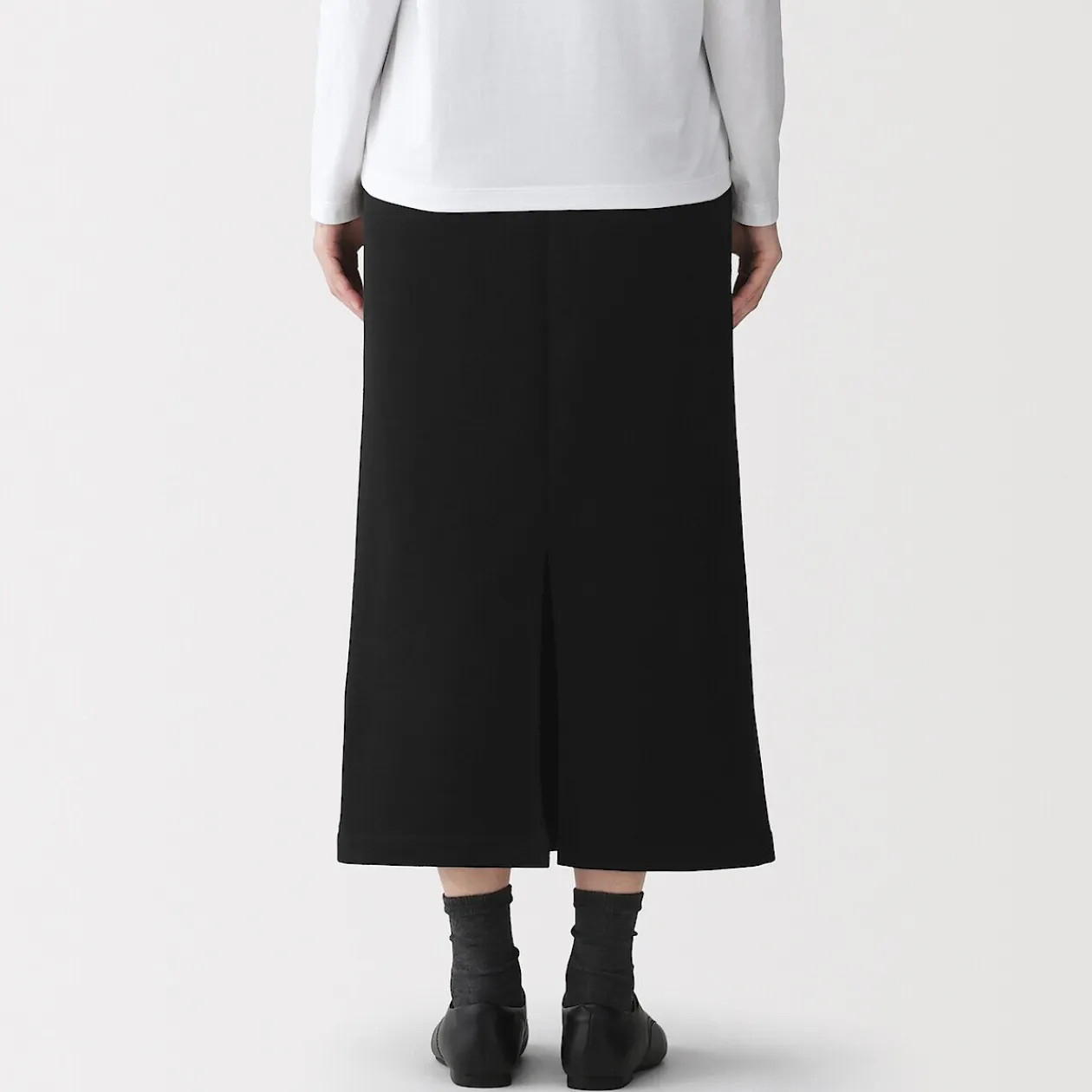 Pantalons, Jupes Et Shorts^Muji Jupe midi en sweat léger et coton mélangé pour femme