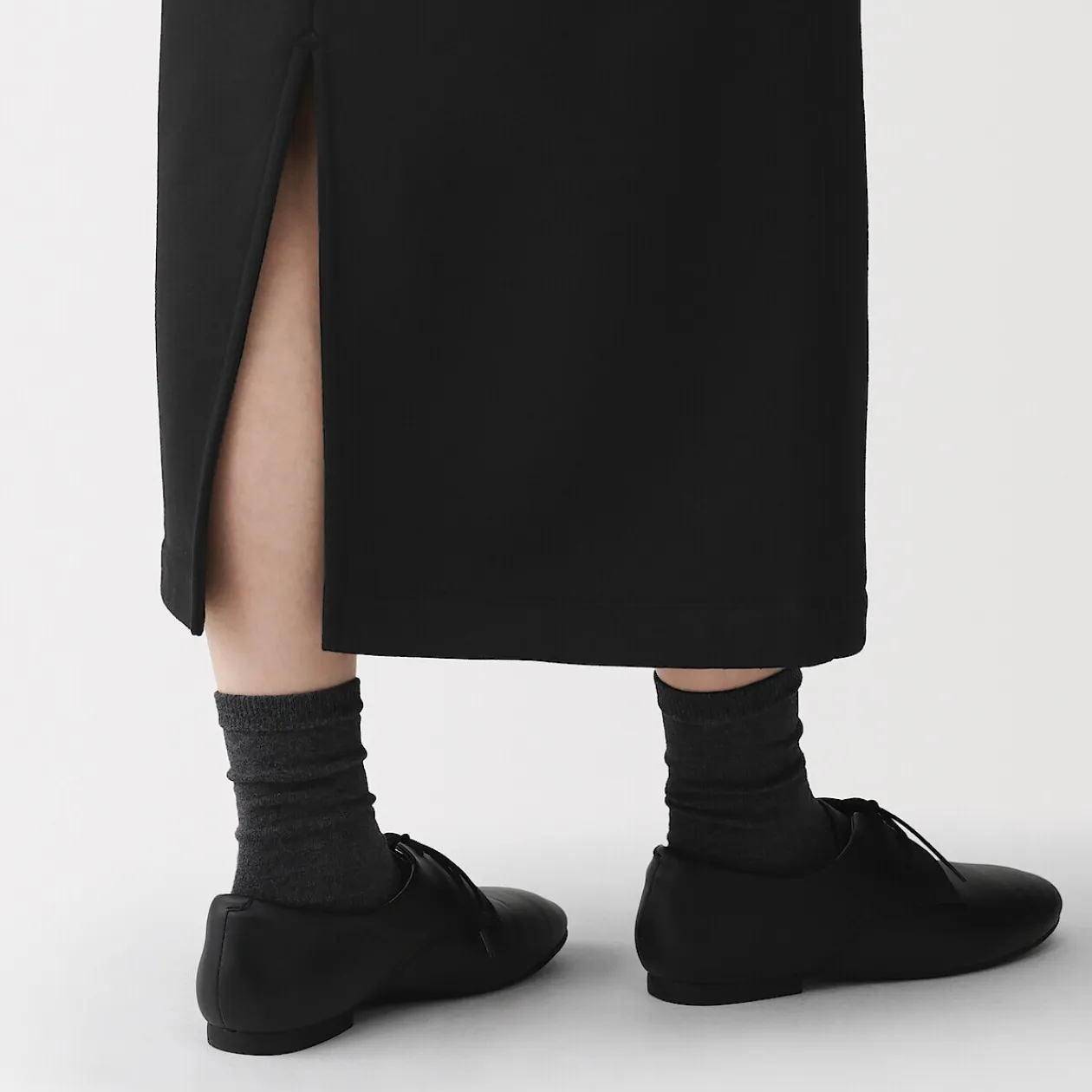 Pantalons, Jupes Et Shorts^Muji Jupe midi en sweat léger et coton mélangé pour femme