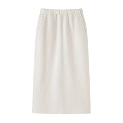 Pantalons, Jupes Et Shorts^Muji Jupe midi en sweat léger et coton mélangé pour femme