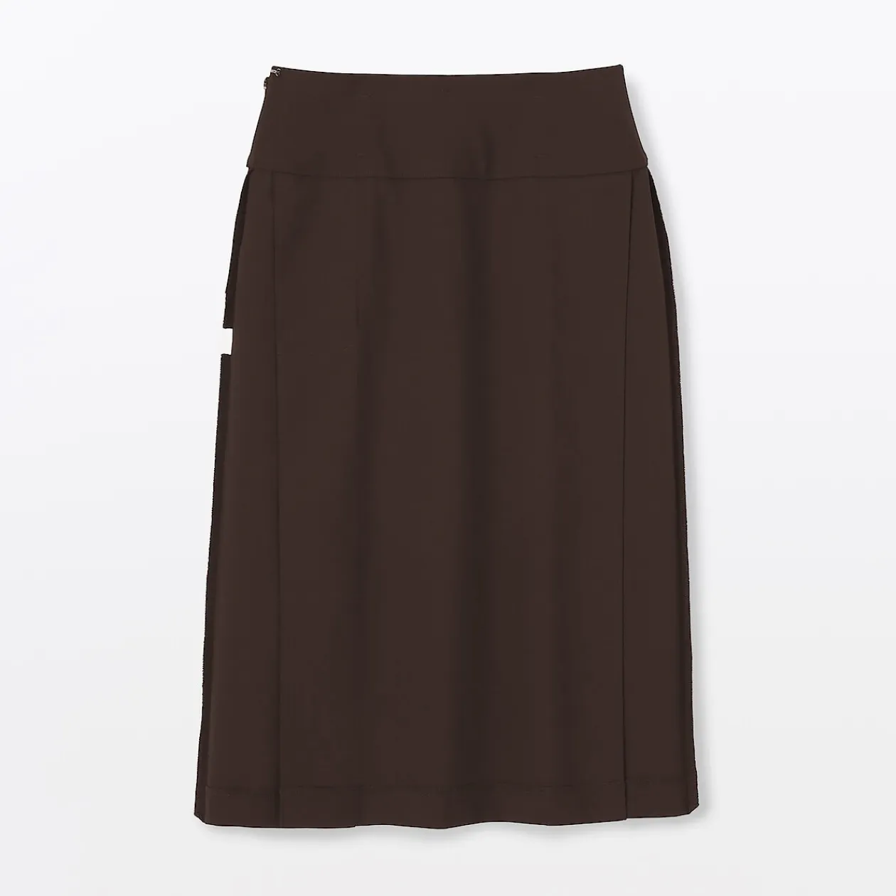Pantalons, Jupes Et Shorts^Muji Jupe midi plissée en sergé de polyester pour femme