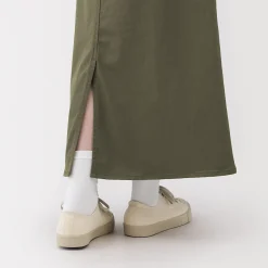 Pantalons, Jupes Et Shorts^Muji Jupe trapèze en chino extensible pour femme