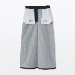 Pantalons, Jupes Et Shorts^Muji Jupe trapèze en denim extensible pour femme
