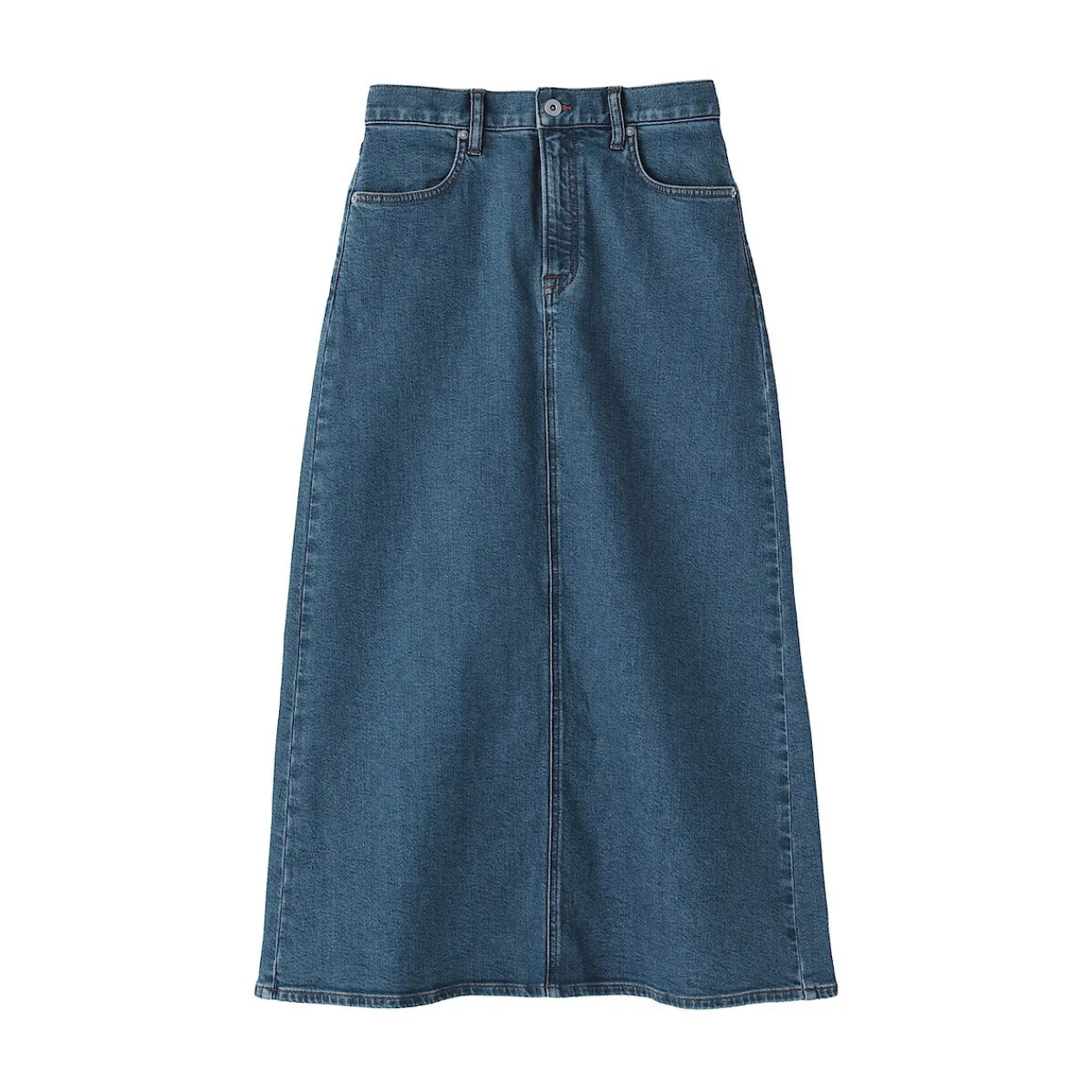 Pantalons, Jupes Et Shorts^Muji Jupe trapèze en denim extensible pour femme