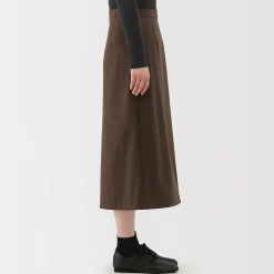 Pantalons, Jupes Et Shorts^Muji Jupe évasée en stretch brossé pour femme