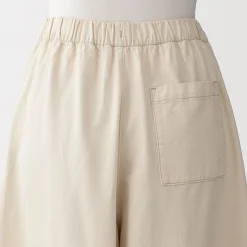 Pantalons, Jupes Et Shorts^Muji Jupe-culotte légère en sergé de kapok mélangé pour femme
