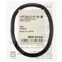 Accessoires Pour Cheveux^Muji Élastique a cheveux noir