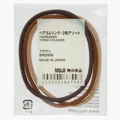 Accessoires Pour Cheveux^Muji Élastiques à cheveux trois couleurs