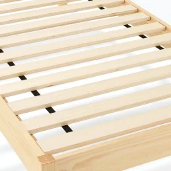 Lits^Muji Lit double en pin