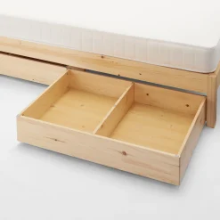 Lits^Muji Lit large double en pin