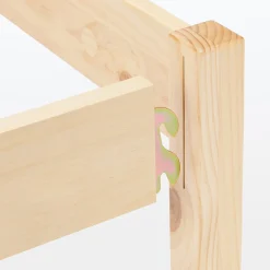 Lits^Muji Lit super king en pin