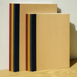 Cahiers À Lignes^Muji Lot de 5 carnets en papier d`arbres de plantation (A4)