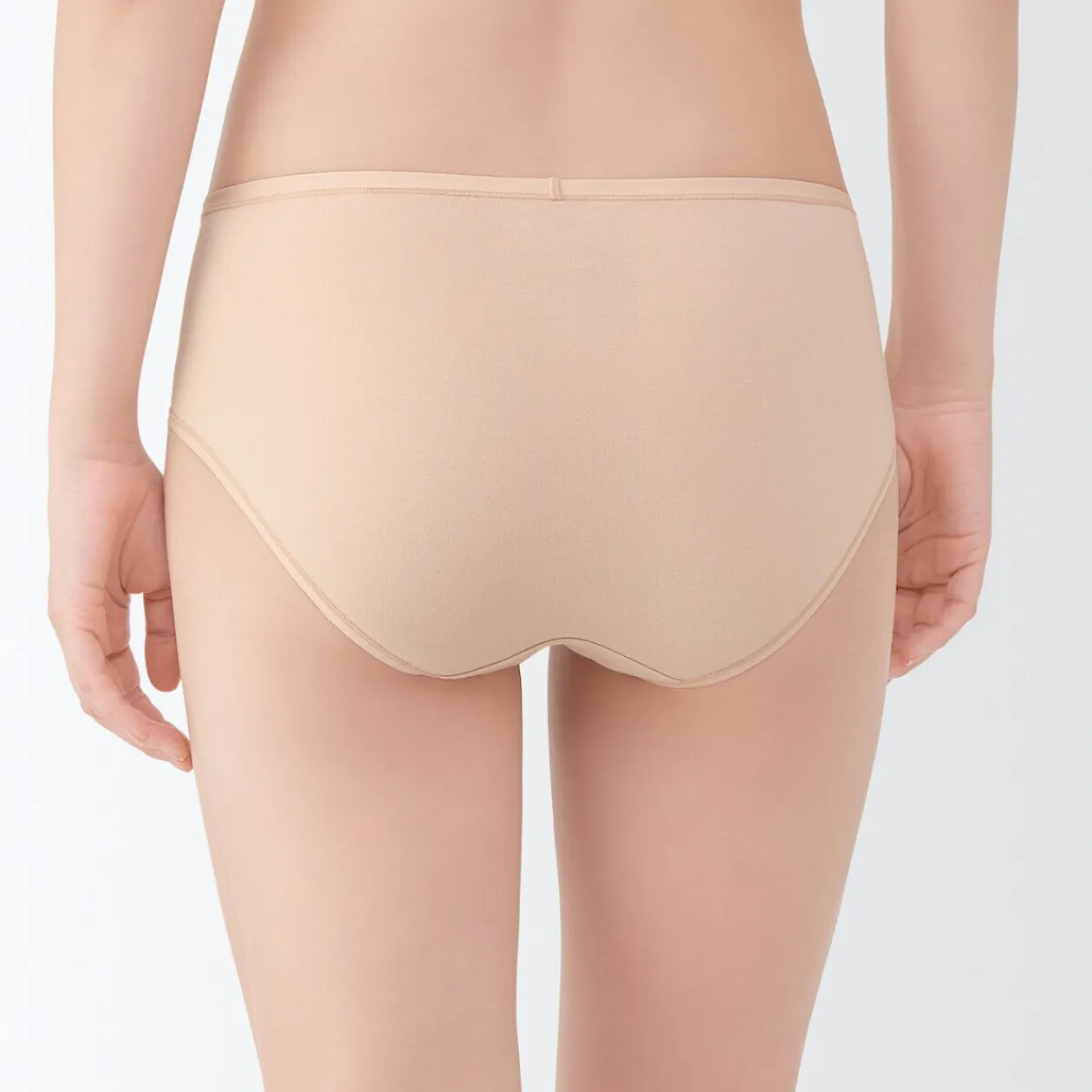 Sous‐Vêtements^Muji Lot de 3 culottes de bain en fil recyclé pour femme Abricot