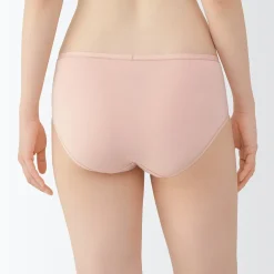 Sous‐Vêtements^Muji Lot de 3 culottes de bain en fil recyclé pour femme Abricot